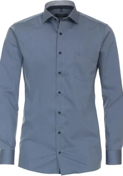 CASA MODA modern fit overhemd, popeline, blauw