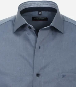 CASA MODA modern fit overhemd, popeline, blauw