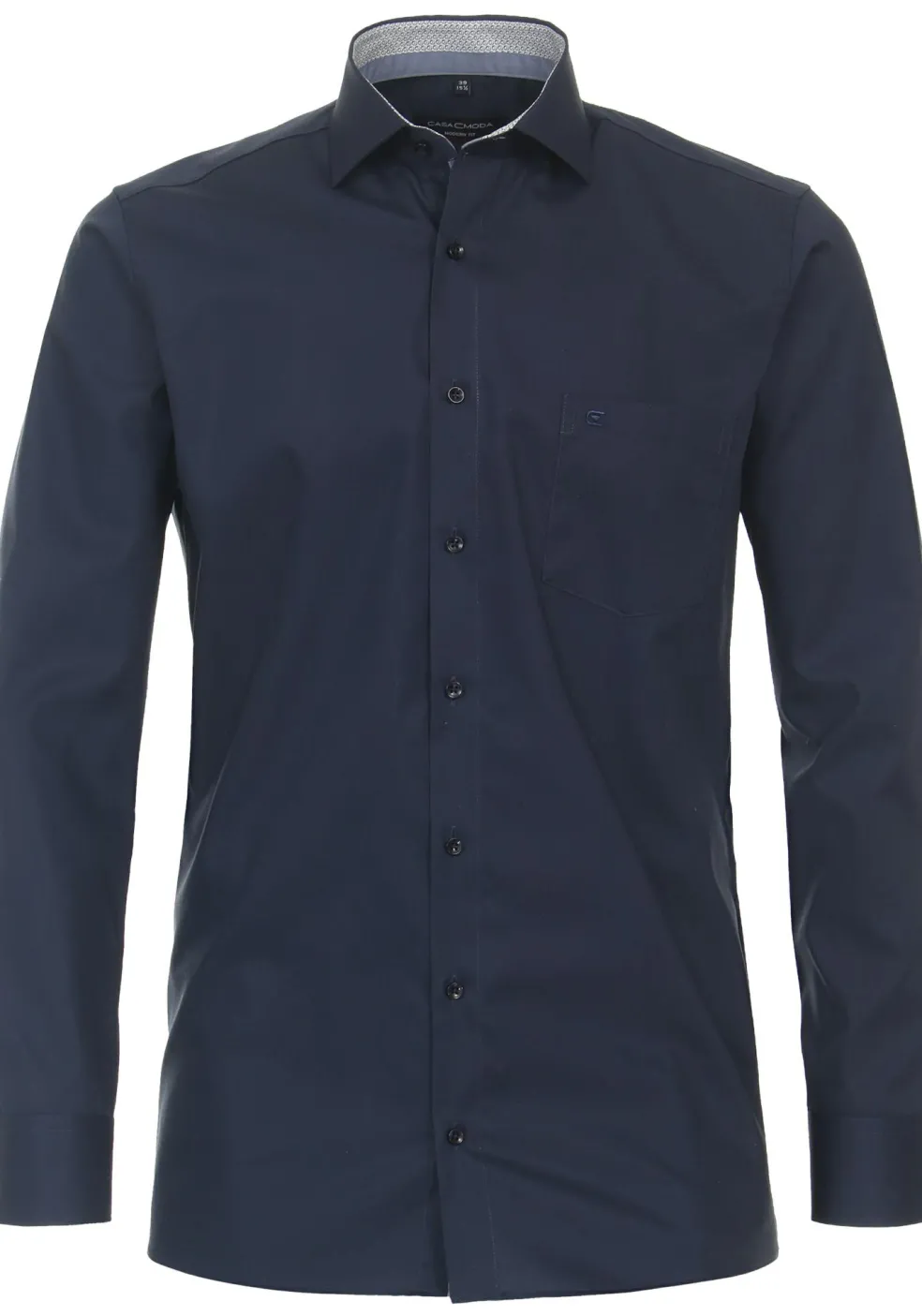 CASA MODA modern fit overhemd, popeline, blauw