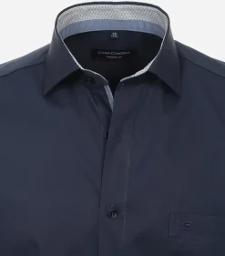CASA MODA modern fit overhemd, popeline, blauw