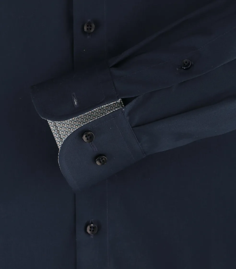 CASA MODA modern fit overhemd, popeline, blauw