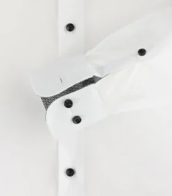CASA MODA modern fit overhemd, popeline, wit