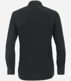 CASA MODA modern fit overhemd, popeline, zwart