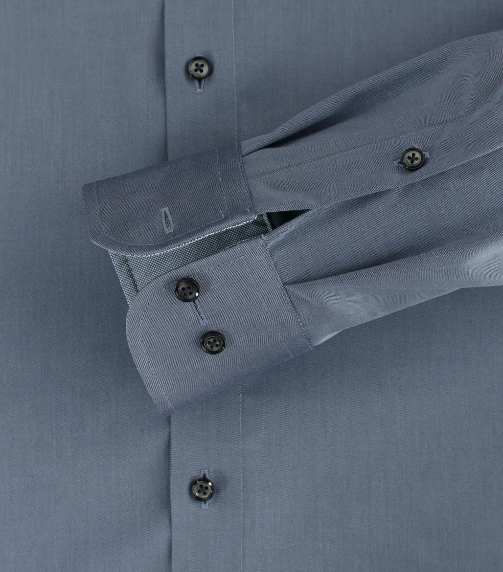 CASA MODA modern fit overhemd, twill, blauw