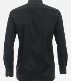 CASA MODA modern fit overhemd, twill, zwart