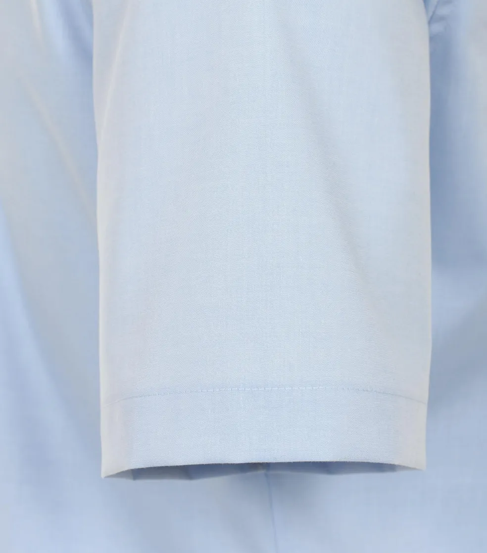 CASA MODA modern fit overhemd, korte mouw, popeline, blauw