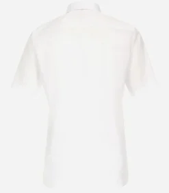 CASA MODA modern fit overhemd, korte mouw, popeline, wit