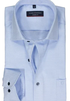 CASA MODA modern fit overhemd, dobby, blauw