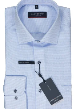 CASA MODA modern fit overhemd, dobby, blauw