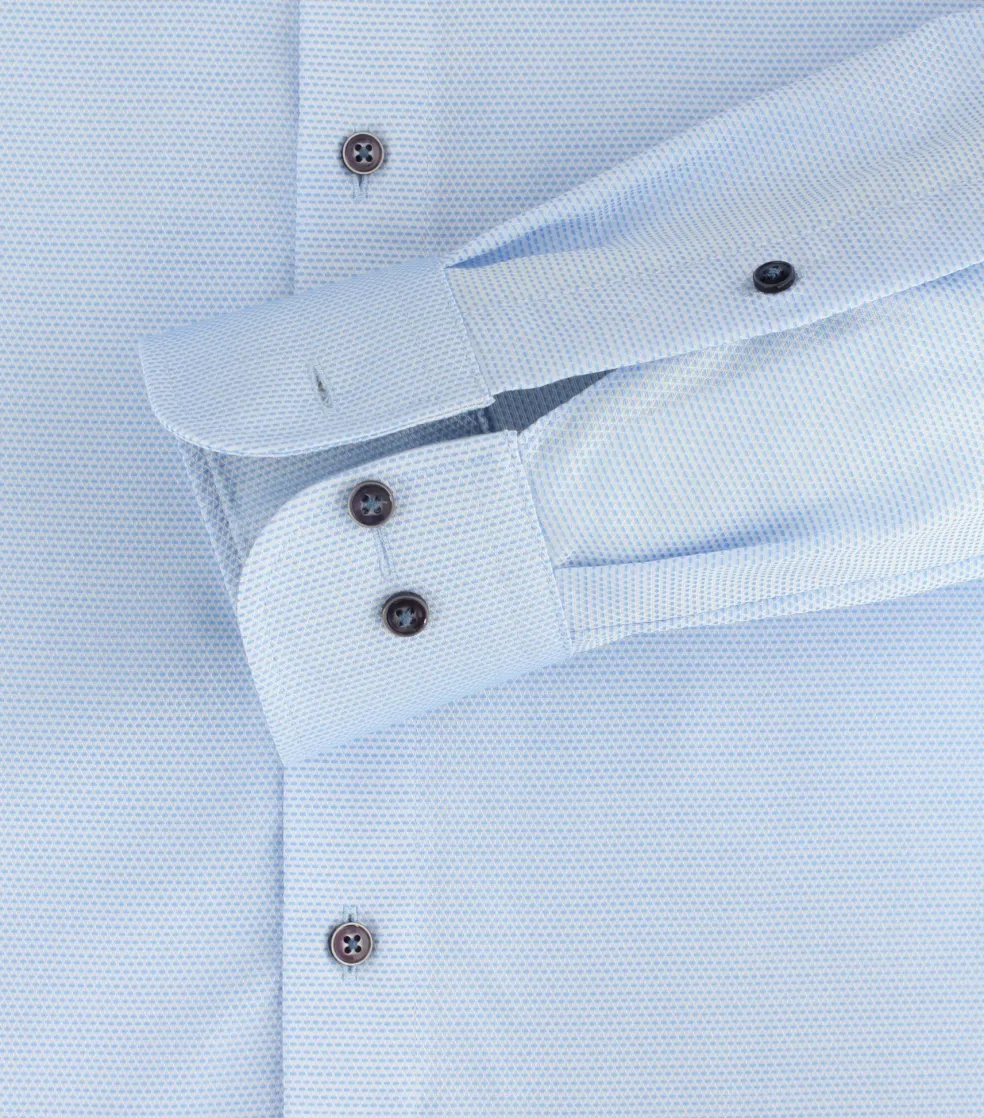 CASA MODA modern fit overhemd, dobby, blauw