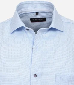 CASA MODA modern fit overhemd, dobby, blauw