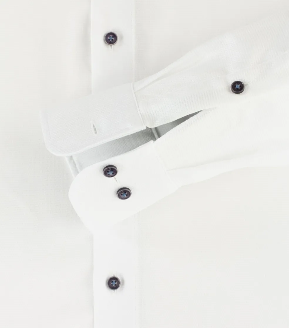 CASA MODA modern fit overhemd, dobby, wit