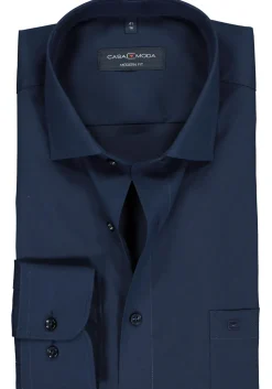 CASA MODA modern fit overhemd, marine blauw
