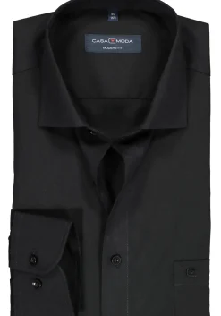 CASA MODA modern fit overhemd, mouwlengte 72 cm, zwart