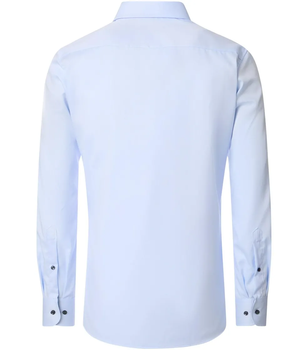 CASA MODA modern fit overhemd, twill, blauw