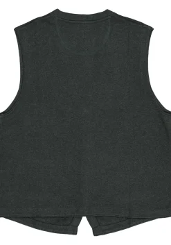 CASA MODA mouwloos heren vest katoen, antraciet