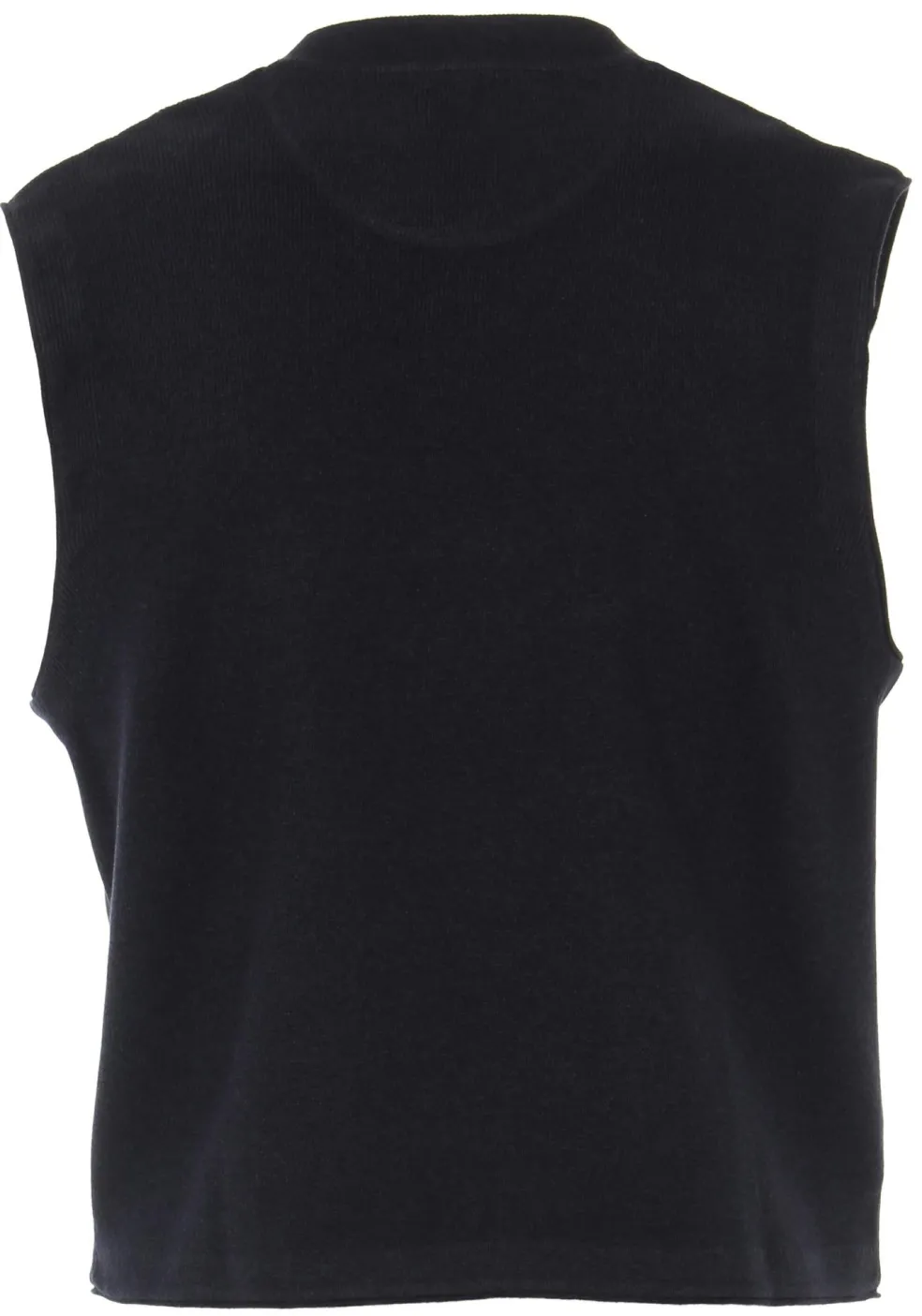 CASA MODA mouwloos heren vest katoen, donker blauw
