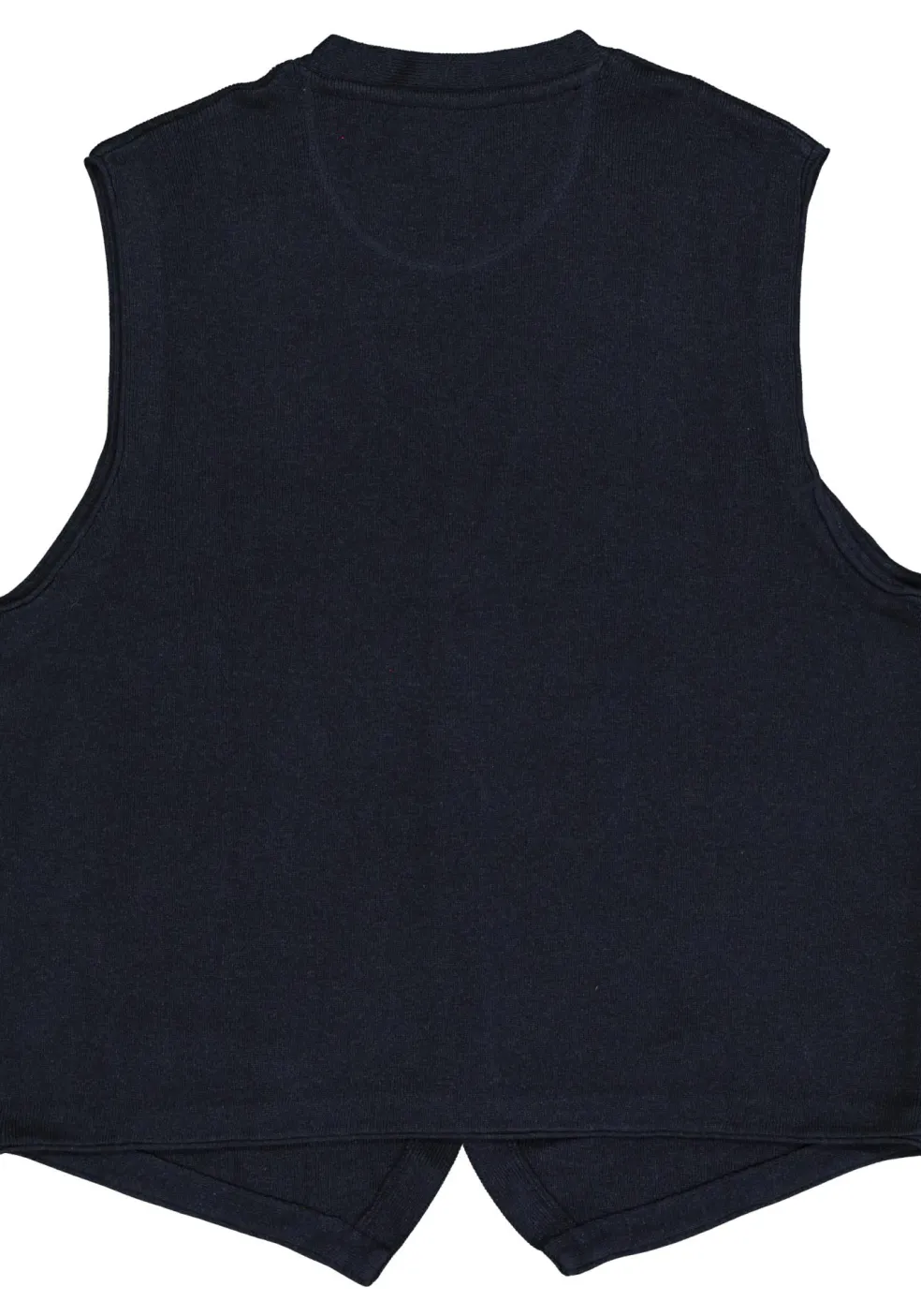 CASA MODA mouwloos heren vest katoen, donker blauw