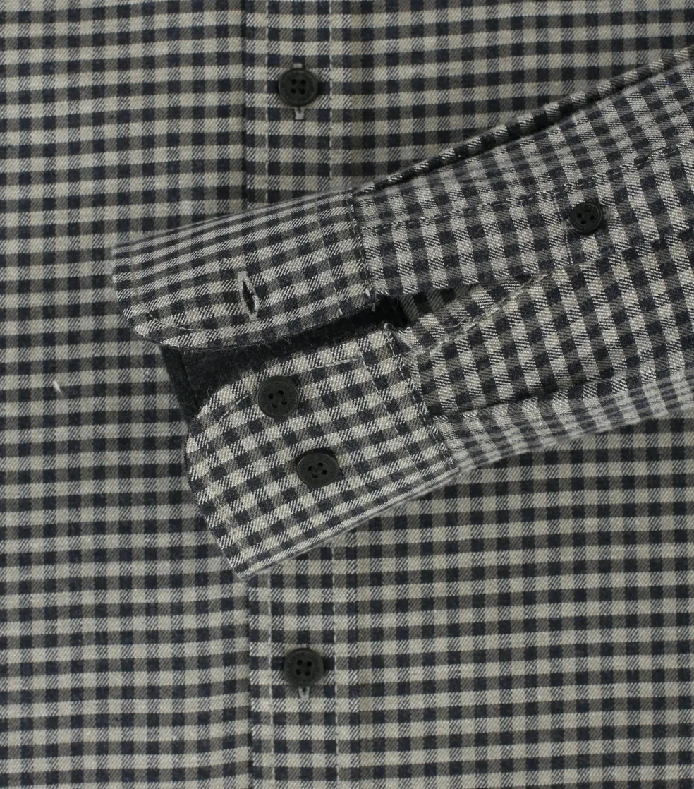 CASA MODA Sport comfort fit overhemd, flanel, groen geruit