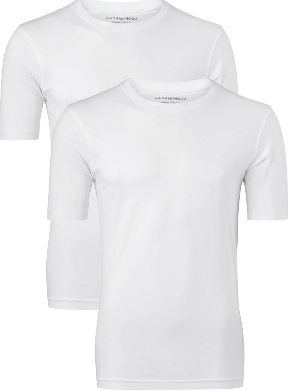 CASA MODA T-shirts (2-pack), O-neck, wit