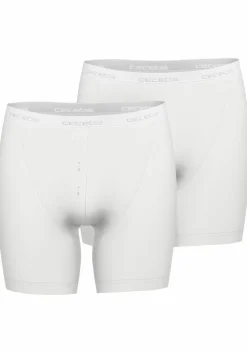 Ceceba heren boxer lang met gulp (2-pack), wit