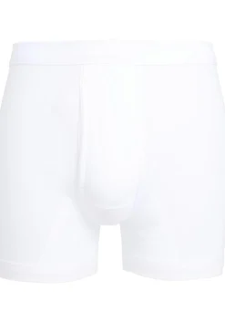 Ceceba heren boxer met gulp (1-pack), fijnrib, wit