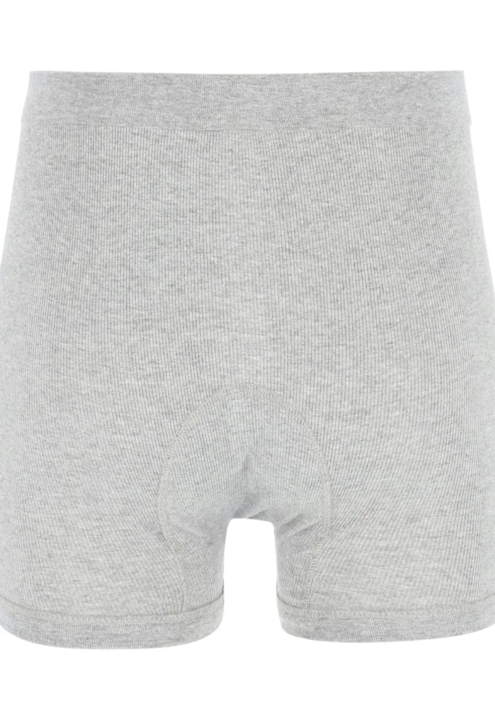 Ceceba heren boxer met gulp (1-pack), dubbelrib, grijs