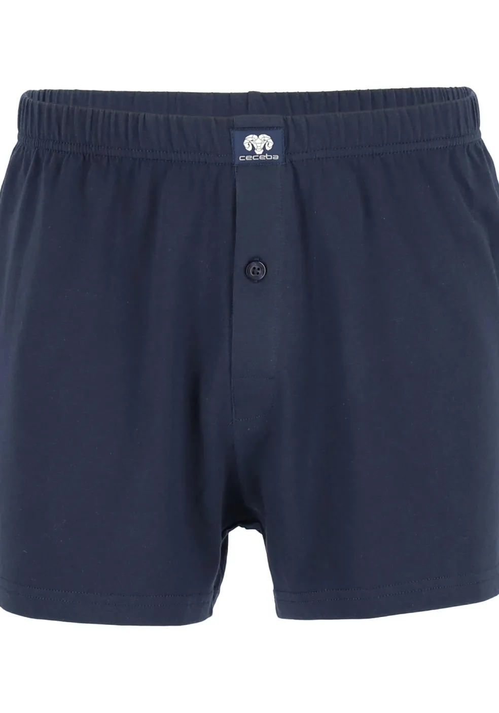 Ceceba heren boxershorts wijd (2-pack), grijs en blauw