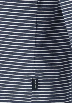 Ceceba heren pyjama, blauw met wit gestreept