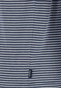 Ceceba heren shortama, blauw met wit gestreept