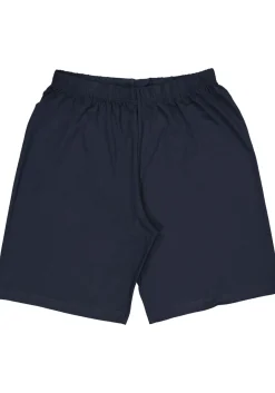 Ceceba heren shortama, donkerblauw met wit geruit