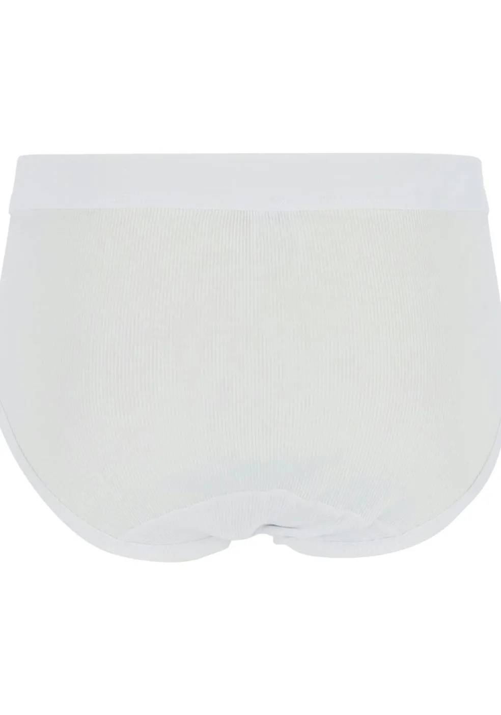 Ceceba heren slips met gulp, dubbelrib (2-pack), wit