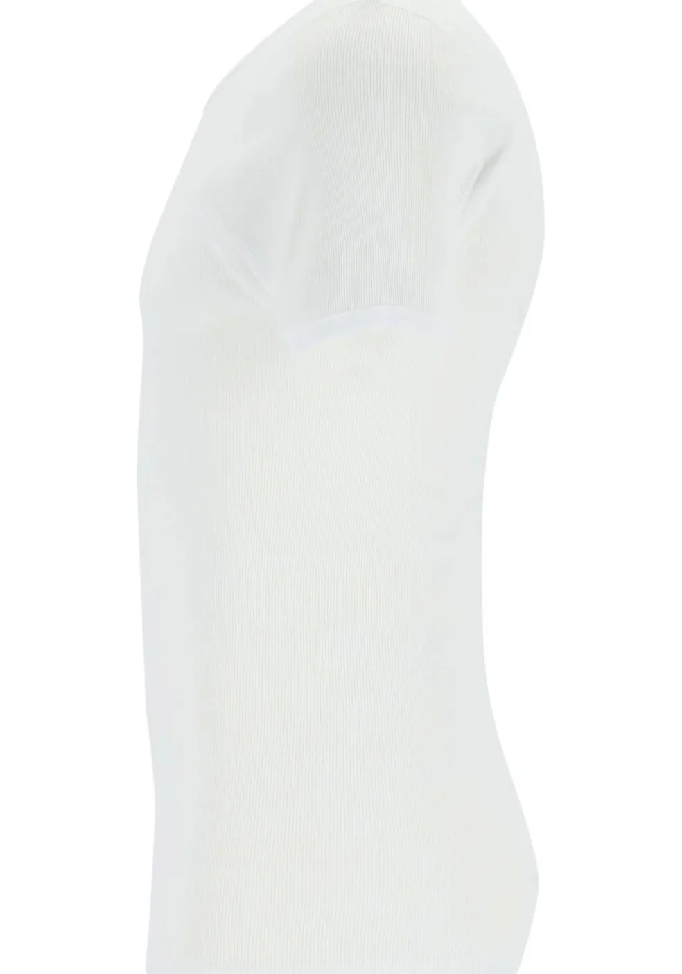 Ceceba heren T-shirt dubbelrib regular fit (1-pack), O-hals, wit