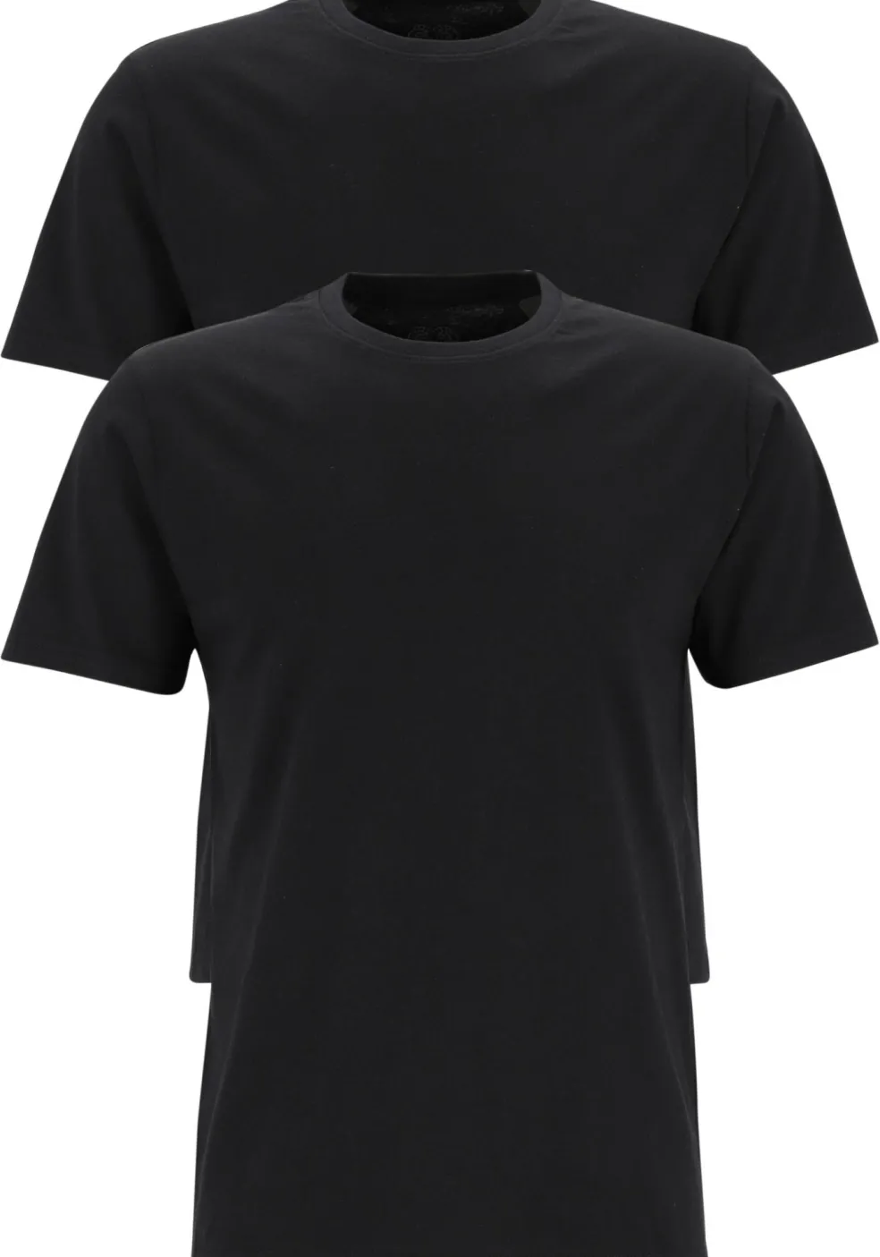 Ceceba heren T-shirts regular fit (2-pack), O-hals, zwart