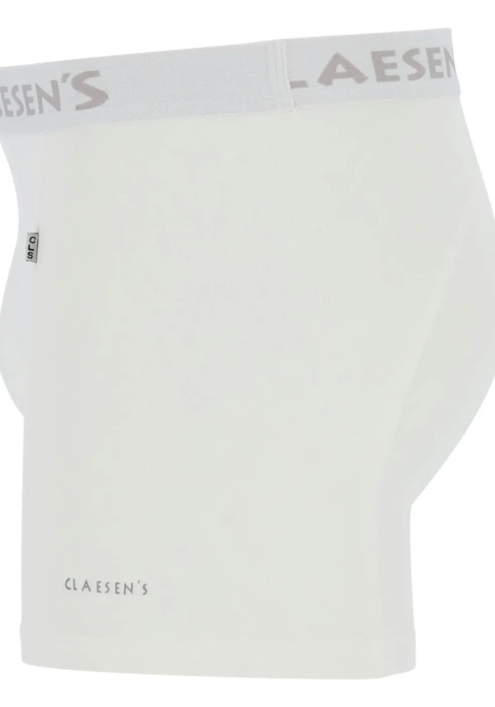 Claesen's Basics boxers (2-pack), heren boxers lang, wit