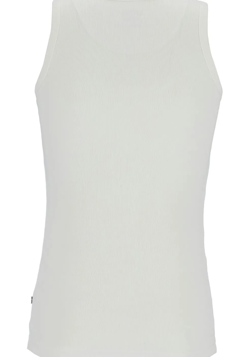 Claesen's Basics singlets (2-pack), heren rib ondershirts, wit