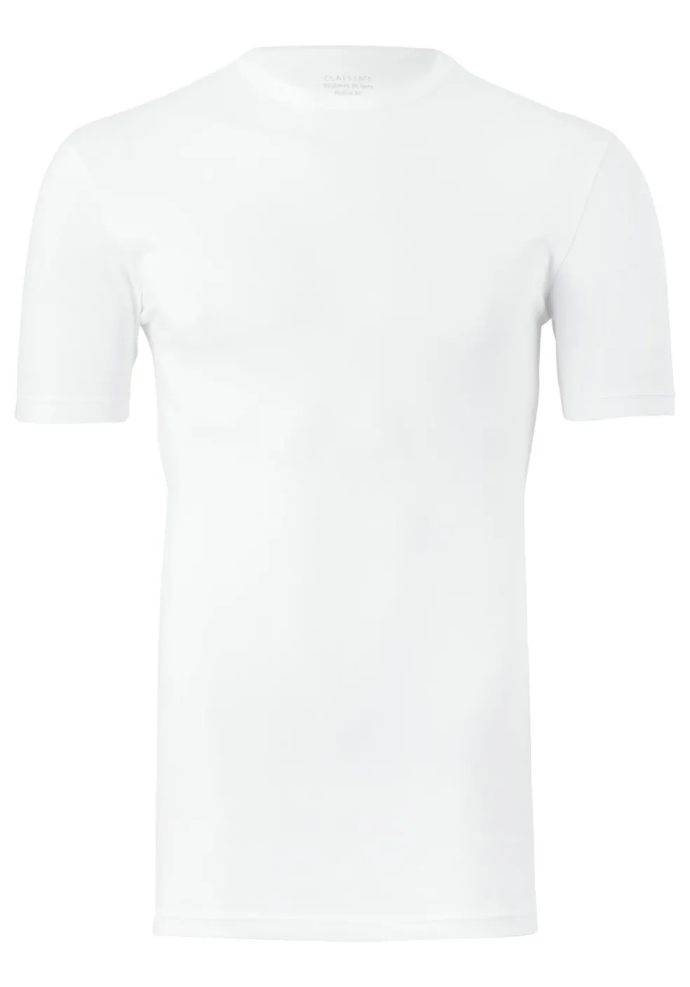 Claesen's Basics T-shirts (2-pack), heren T-shirts O-hals, wit