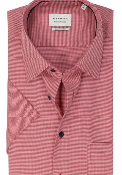 ETERNA comfort fit overhemd korte mouw, twill, roze