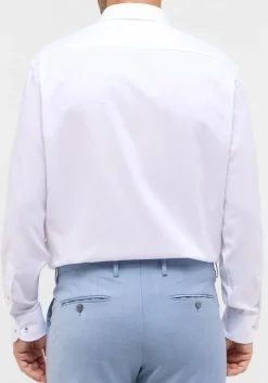 ETERNA comfort fit overhemd, natte, wit