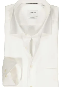 ETERNA comfort fit overhemd, twill, ecru