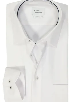 ETERNA modern fit overhemd, natte, wit