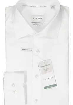 ETERNA modern fit overhemd, popeline, wit
