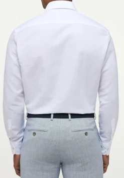 ETERNA modern fit overhemd, twill, wit