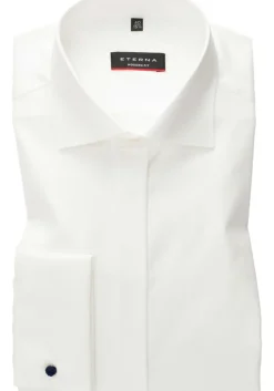 ETERNA modern fit overhemd, twill, ecru