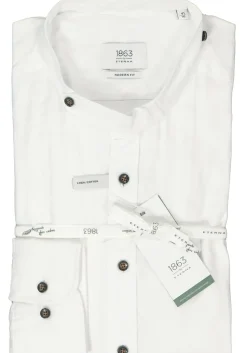 ETERNA modern fit overhemd, twill, wit