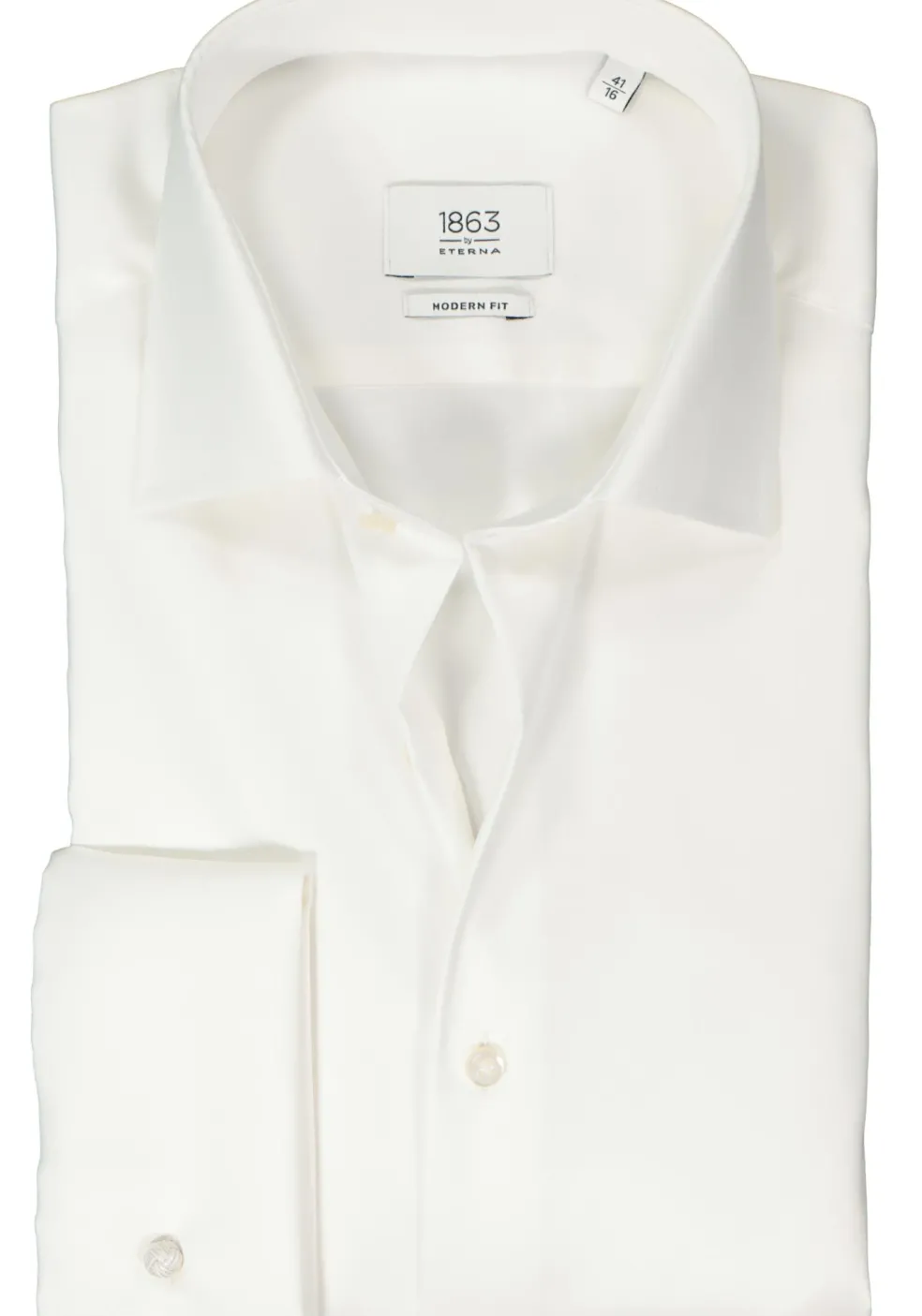 ETERNA modern fit overhemd, twill, ecru