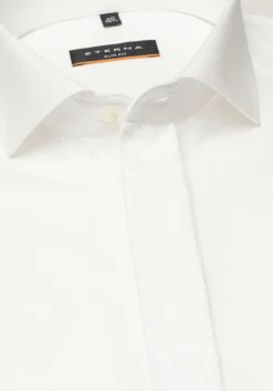 ETERNA slim fit overhemd, twill, ecru