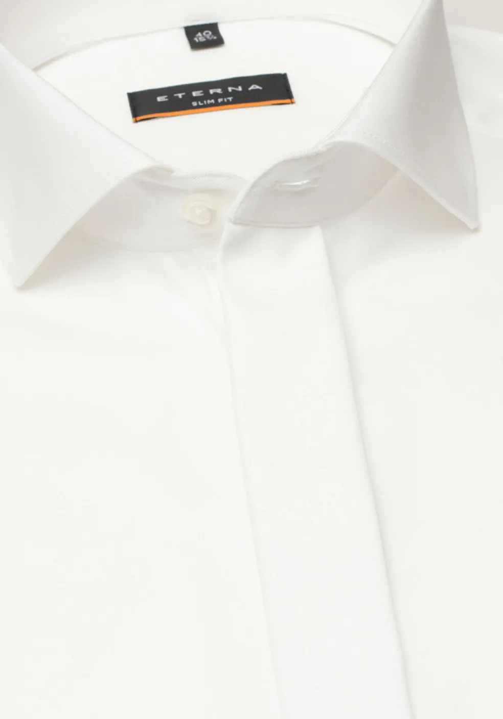 ETERNA slim fit overhemd, twill, ecru