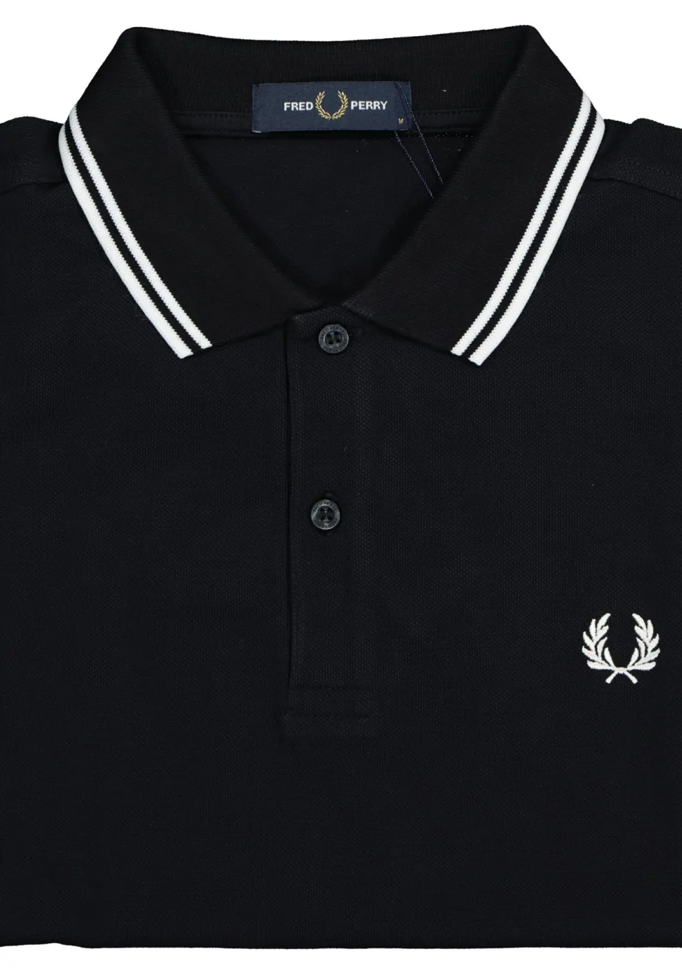 Fred Perry M3600 polo twin tipped shirt, heren polo Navy / White / White