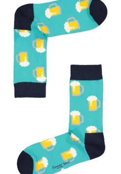 Funday Socks Giftset unisex sokken (4-pack), Beer and party food